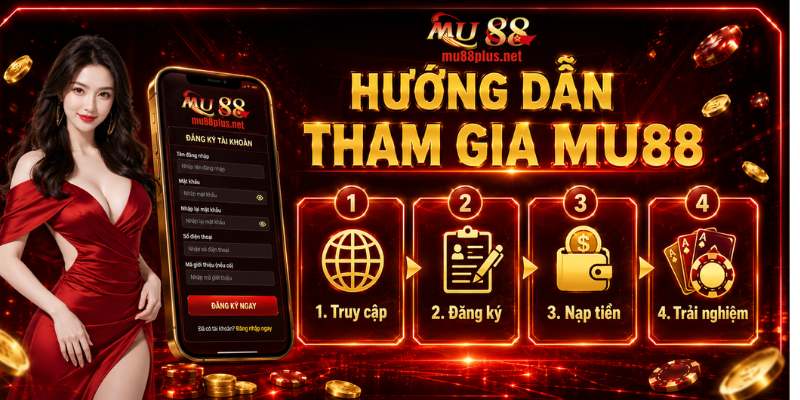 Hướng dẫn tham gia MU88 chỉ vài bước đơn giản